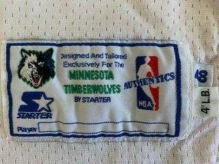 VERY RARE Authentic 1997 Starter Timberwolves Kevin Garnett Game Issued Jersey 3
