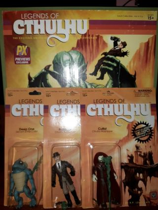 Warpo Legends Of Cthulhu 12 " The Great Old One Hp Lovecraft Glow Figures