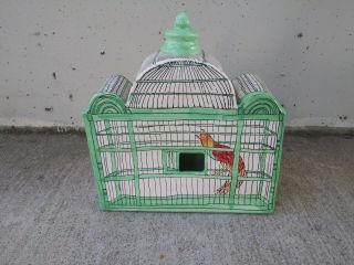 Rare Molly Hatch Anthropologie Birdhouse Extremely Hard - To - Find Birdcage