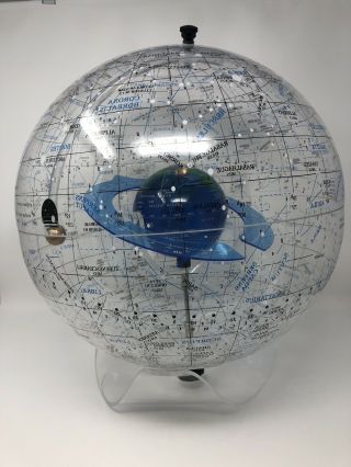 Rare Starship Earth Celestial Globe Spherical Concepts 1986 Artline 16 Inch 16”