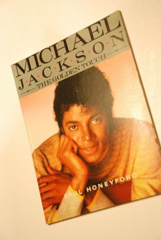 Rare 1984 Michael Jackson The Golden Touch Book Paul Honeyford