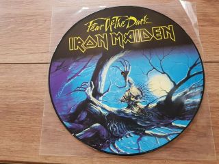 Iron Maiden Fear Of The Dark - Rare 11 Track Colour Picture Disc Promo Lp
