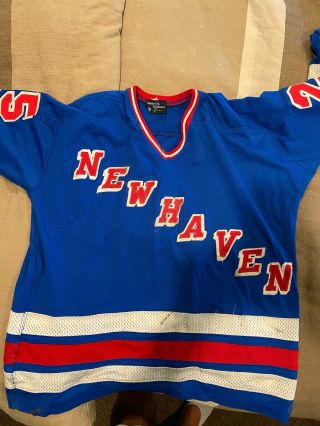 Haven Nighthawks Game / Worn Jersey 79 - 80 Rare Hammered Kings Rangers