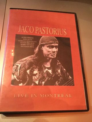 Jaco Pastorius Live In Montreal - Rare Dvd