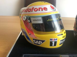 Rare Signed 1/2 Scale Helmet Set Lewis Hamilton McLaren Mercedes F1 Formula One 3