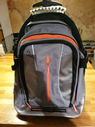 Vintage And Rare Vodafone Mclaren Mercedes Backpack Trolley Official F1 Bag