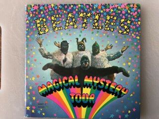 The Beatles - Rare Aussie Ep With Ps " Magical Mystery Tour " 1967 Ex With Book
