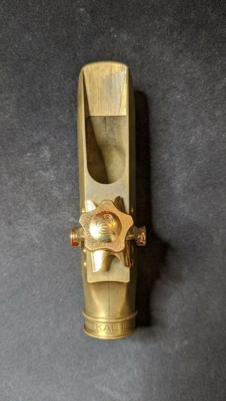 Theo Wanne Kali Tenor Sax Mouthpiece - Rare Bare Brass Prototype