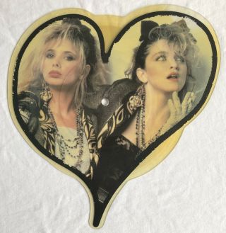 Madonna - Into The Groove - Rare Uk Heart Shaped Picture Disc (vinyl Record)