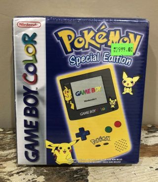 Rare Factory Nintendo Gameboy Color Pokemon Pikachu Yellow Edition Europe