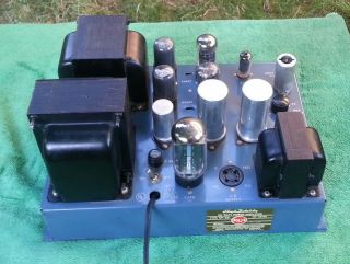 Rca Mi - 12191 Sp - 20 Mono Tube Amplifier Rare Beauty