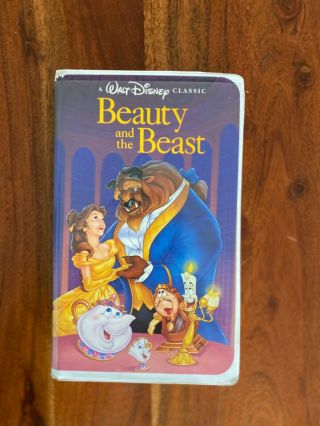 Rare Beauty And The Beast (vhs) - Black Diamond Edition - Own A Piece Of History
