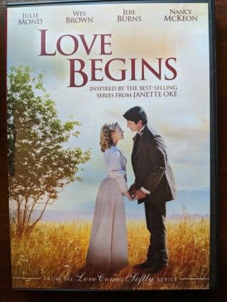 Love Begins Dvd Out Of Print Rare Love Comes Softly Series Romance Drama Oop