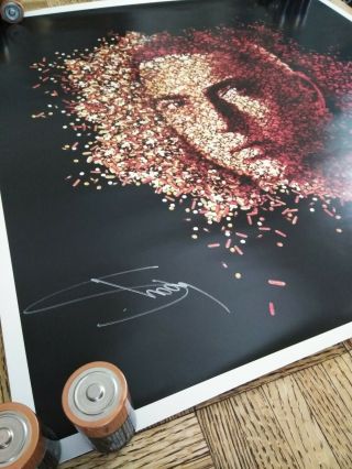 EMINEM SIGNED RELAPSE LITHOGRAPH POSTER RARE 2