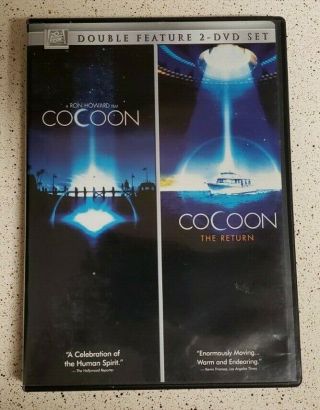 Cocoon 1 & 2 The Return Double Feature Dvd Authentic Us Region 1 Rare Oop