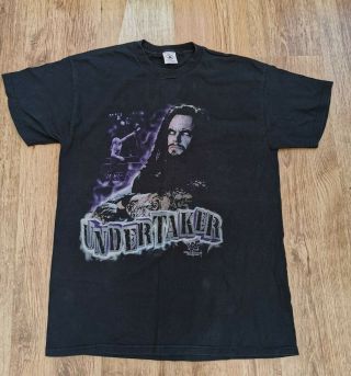 Vintage Wwf The Undertaker Large T - Shirt Wwe Rare