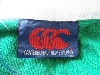 VINTAGE RARE IRELAND CANTERBURY RUGBY JERSEY SHIRT SIZE MED 3