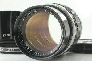 [rare Mint] Olympus F.  Zuiko Auto - T 70mm F/2 Lens For Pen F Ft Fv Japan 394