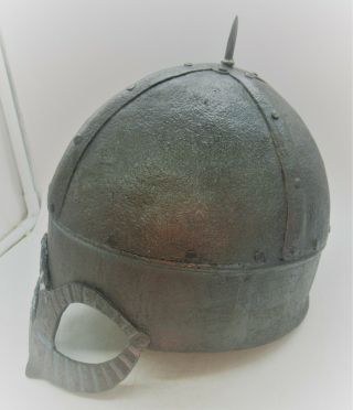 Ancient Viking Bronze Warriors Helmet Ca 1000ad Rare