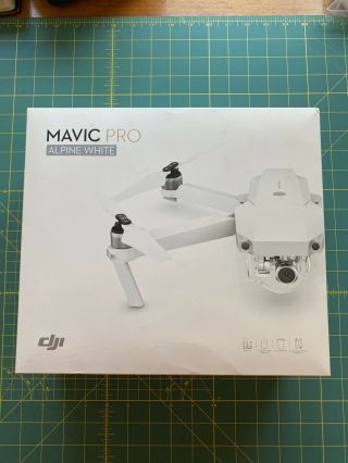 Dji Mavic Pro Fly More Combo Drone - Rare Alpine White Edition
