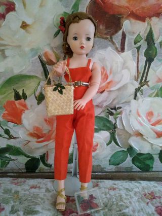 Vintage Rare Madame Alexander 1957 Cissy Doll 20 " Tosca Blonde Side Part