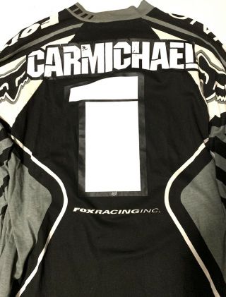 Rare Authentic Ricky Carmichael Worn Fox 1 Jersey From 1999 Season