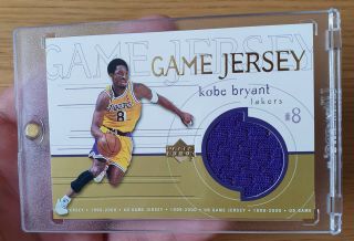 1999 Upper Deck Game Jersey - Kobe Bryant - Gj 11 - Lakers - Rare