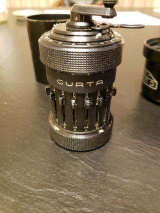 Curta Type 1 Rare Metal Mechanical Calculator S/n 69205