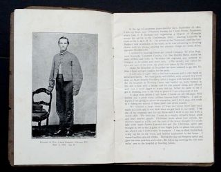 Rare Civil War Book By Csa Kentucky Confederate Cavalry Soldier / Prison Camp