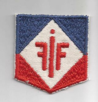 Htf Very Rare Ww 2 French Forces Of The Interior Patch Inv H669