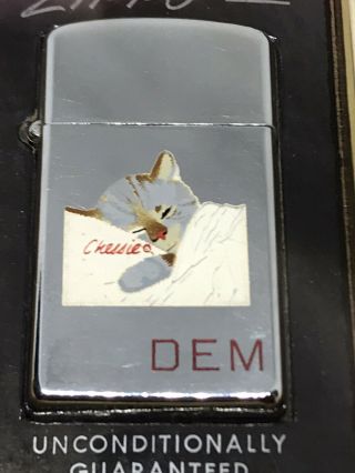 Extremely Rare 1962 Town & Country Chessie The Railroad Kitten Zippo Lighter 2