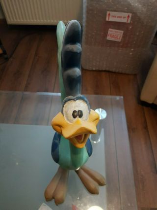 Extremely Rare Looney Tunes Road Runner Standing Big Old Figurine Statue