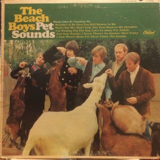 The Beach Boys Pet Sounds Lp Capitol T - 2458 Rare Mono