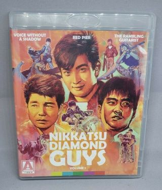 Nikkatsu Diamond Guys Vol 1 (3 - Disc Arrow Blu - Ray/dvd) Rare/oop