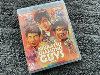 Nikkatsu Diamond Guys: Volume 1 - Blu - Ray / Dvd - Limited Arrow Video Rare Oop