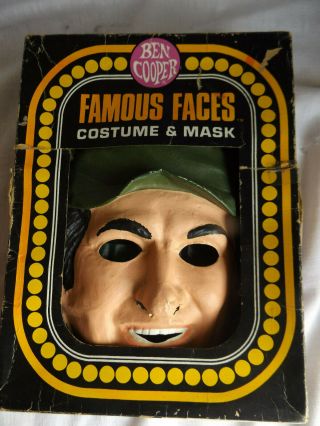 Ben Cooper Vintage Halloween Costume & Mask Rare 1981 M A S H 4077th