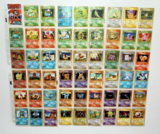 Japanese 1st Base Set Cards Pokemon Rare Holos,  Rares Foils Over 200 Singles 1996