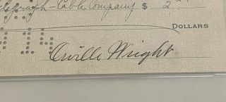 Orville Wright THE WRIGHT BROTHERS Signed Check PSA/DNA 9 AUTO RARE 2