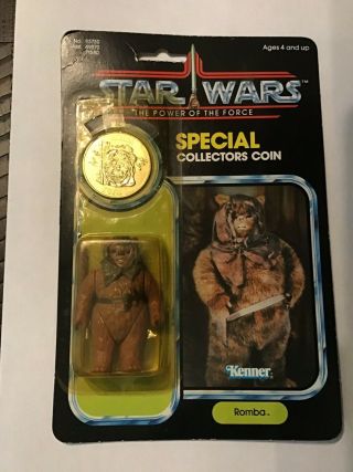 Star Wars The Power Of The Force / Coin Romba Punched1984 92 Back