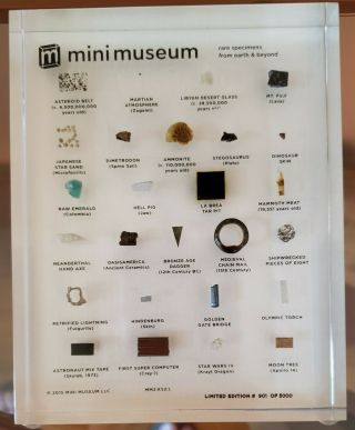 Mini Museum 2nd Limited Edition - Large 26 Rare Specimens Hans Fex 901/5000 2