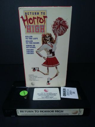 Return To Horror High (vhs,  1995) Vintage Rare Horror