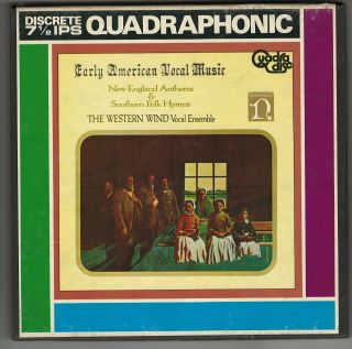 Very Rare 4 - Channel Reel Tape - - Early American Vocal Music Quadraphonic
