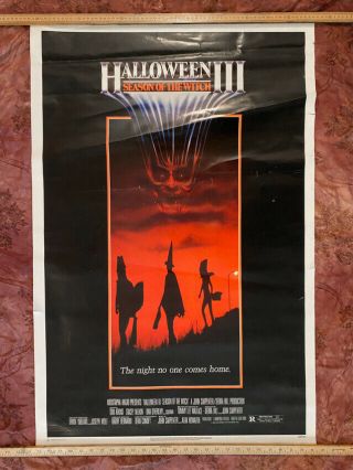 Halloween 3 Iii 1982 Movie Poster Season Of The Witch Ultra Rare Nss