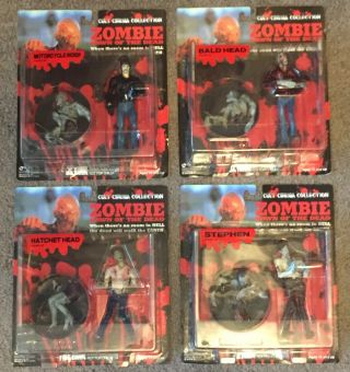 Dawn Of The Dead Romero Cult Cinema Zombie Toy Set