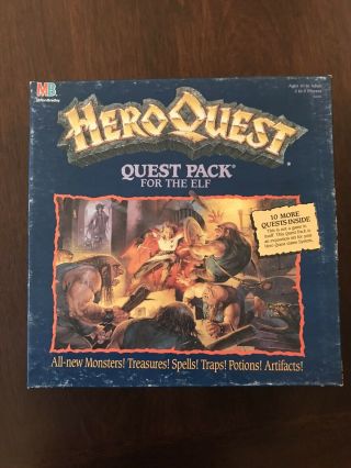 Heroquest Mage Of The Mirror Elf Quest Pack - Rare 100 Complete
