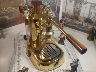 Rare La Pavoni Professional Premillenium Gold Pdh Coffee Lever Espresso Machine