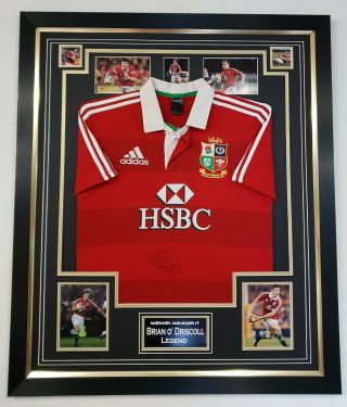 Rare Brian O Driscoll Signed British Lions Jersey Autographed Shirt Aftal Dealer