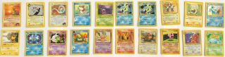 20 Vintage Pokemon Cards (1999 - 2001)