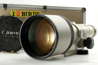 【super Rare In Case】 Canon Fd 600mm F/4.  5 S.  S.  C.  Telephoto Lens From Japan 2151