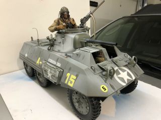 Gi Joe Wwii M8 (greyhound) Light Armored Car For Use With 12 Inch Figures 1/6